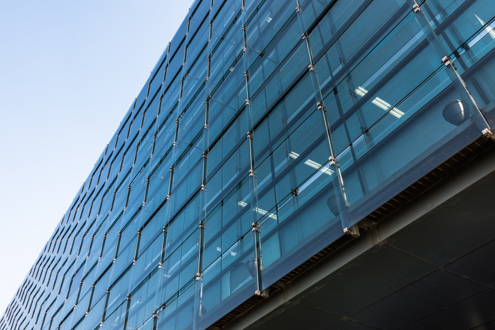 Modern commercial building representing strategic resources
